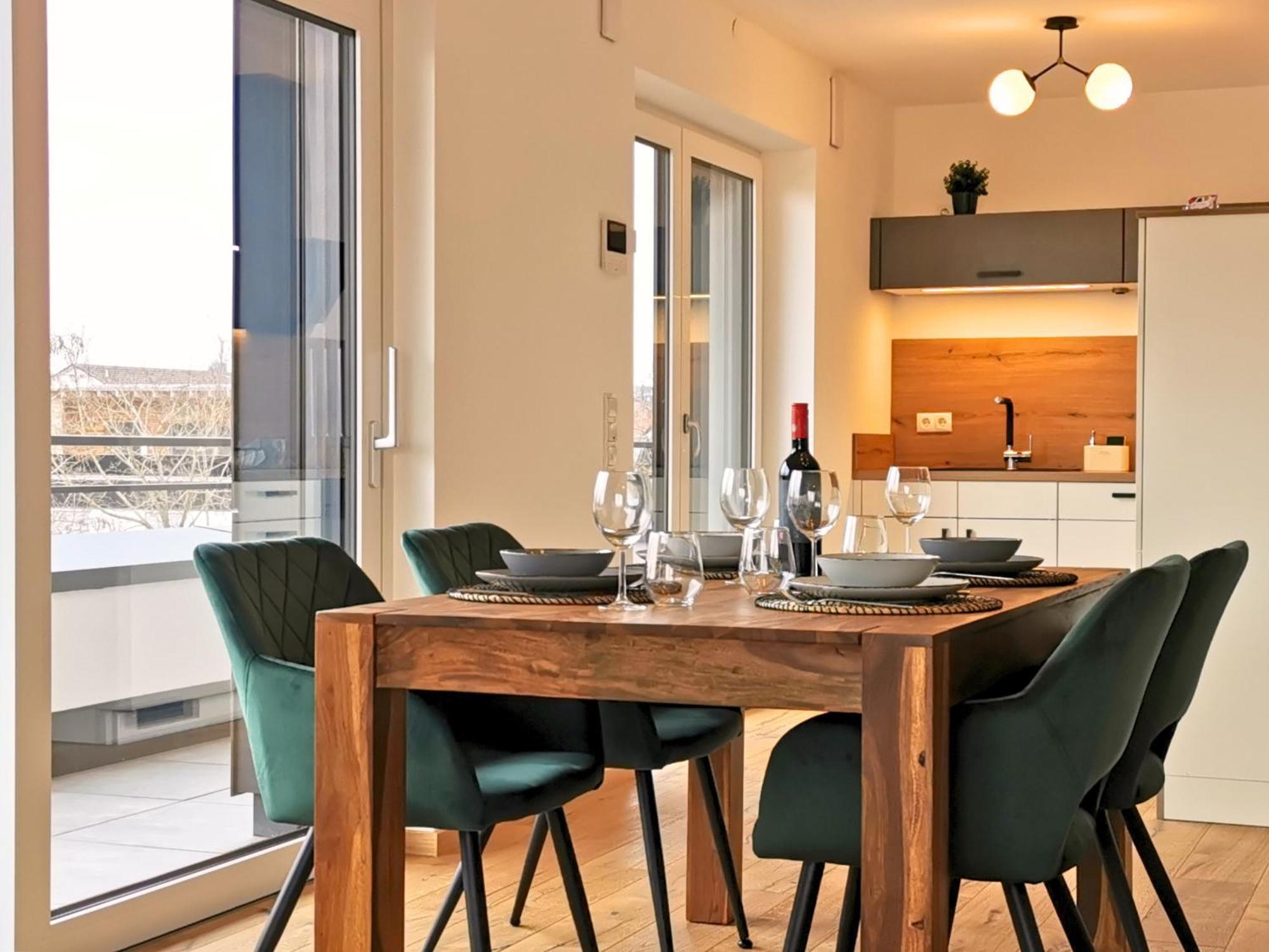 Fynbos Penthouse Deluxe, Balkon, Parkplatz Apartment Straubing Exterior photo
