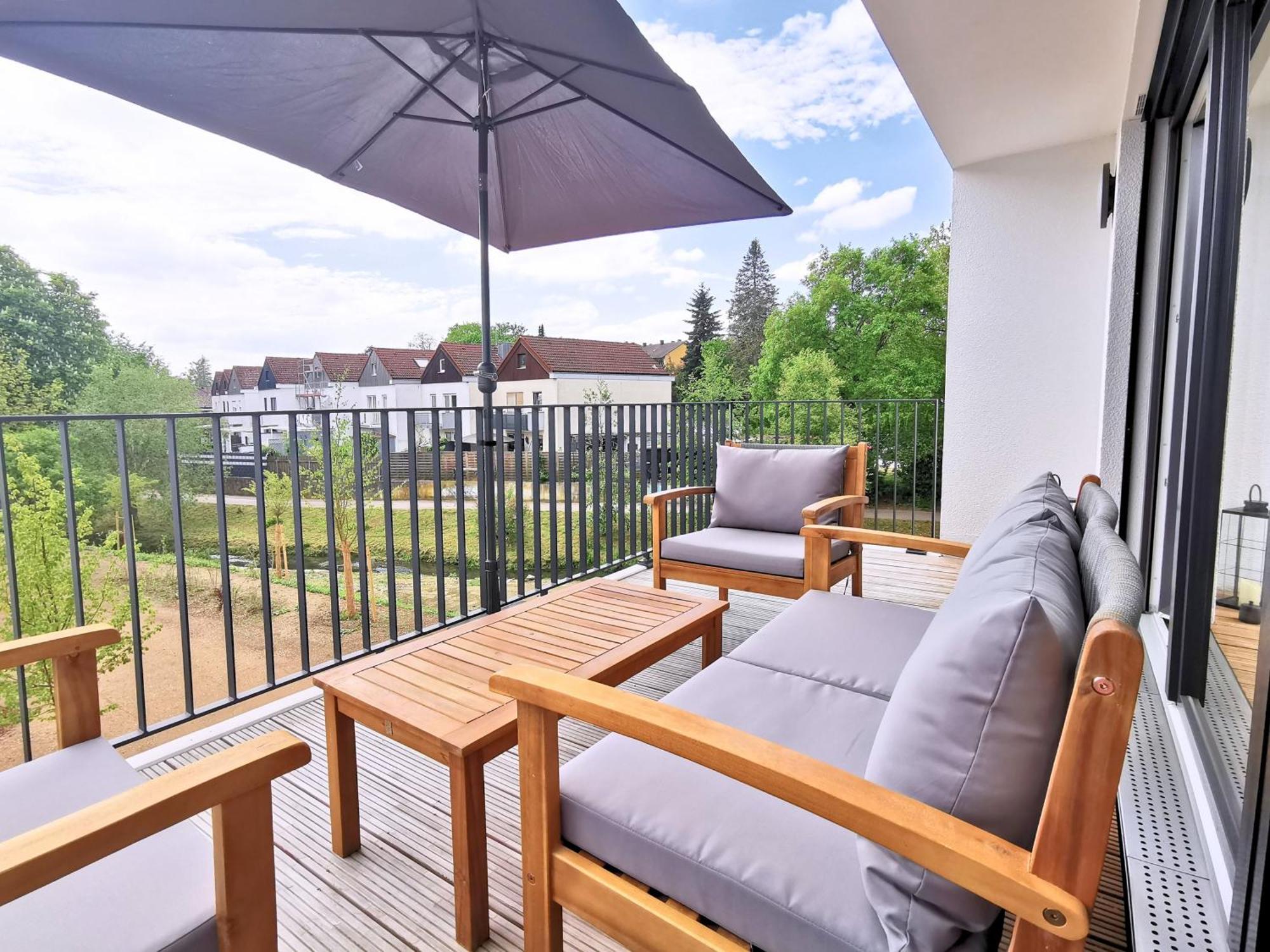 Fynbos Penthouse Deluxe, Balkon, Parkplatz Apartment Straubing Exterior photo