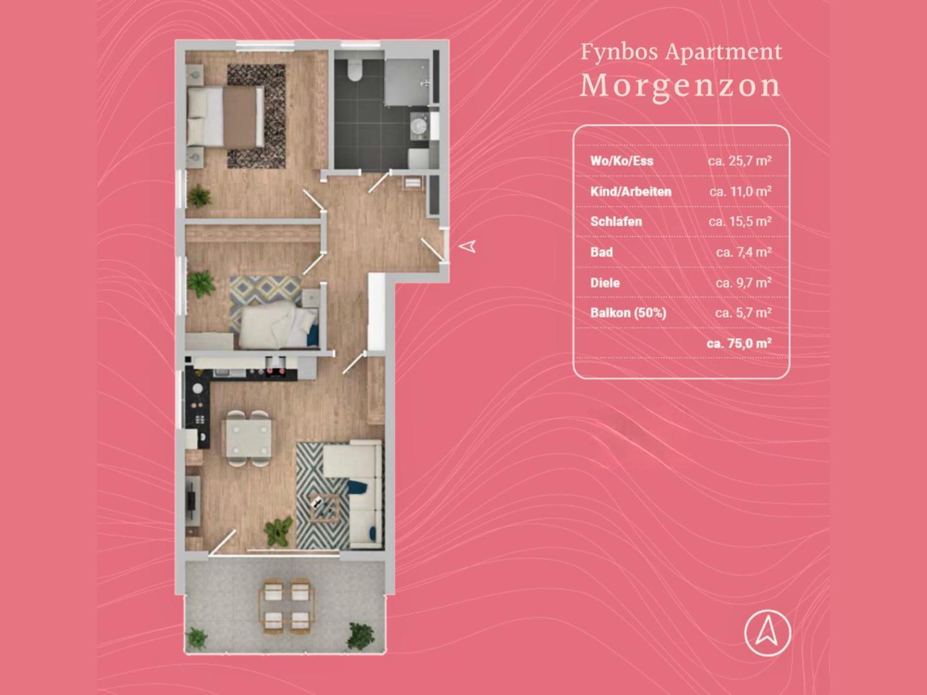 Fynbos Penthouse Deluxe, Balkon, Parkplatz Apartment Straubing Exterior photo